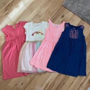 Bundle of 4 dresses. Size 5